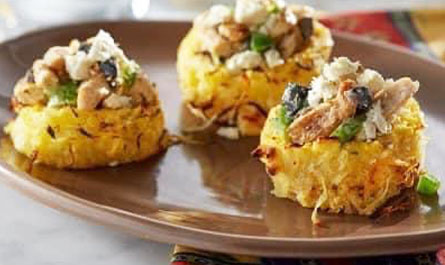 Grilling with Fr. K: “Chicken Gyro Spaghetti Squash Nests”