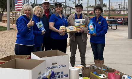 Sun City Softball Club Pitches-In For Our City